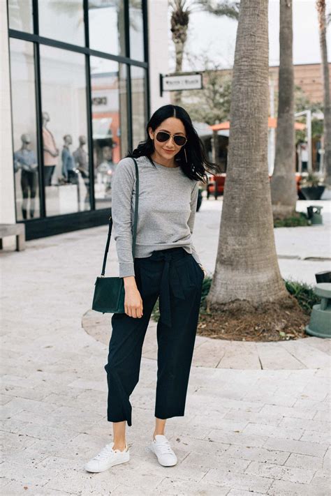 sneakers with slacks